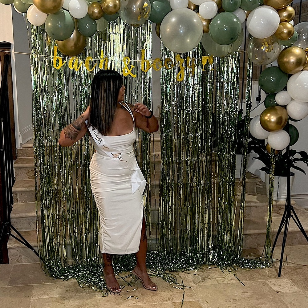 White Bachelorette Dress